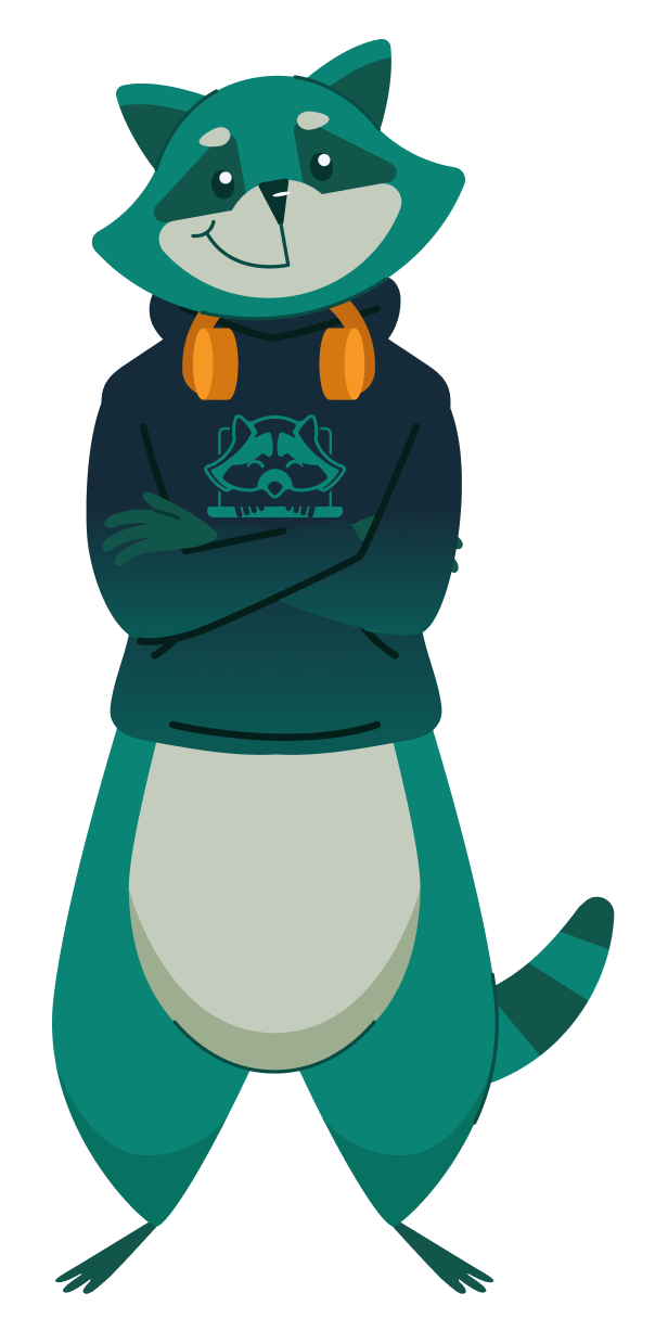 mapache-mascota